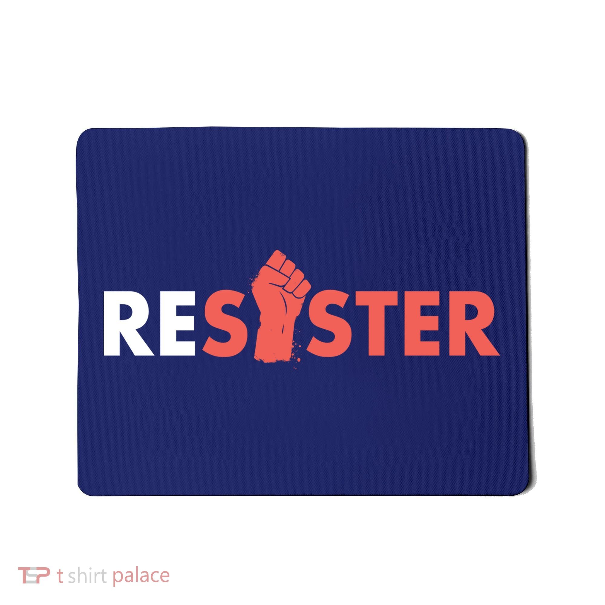 Resister Resist Fist Mousepad