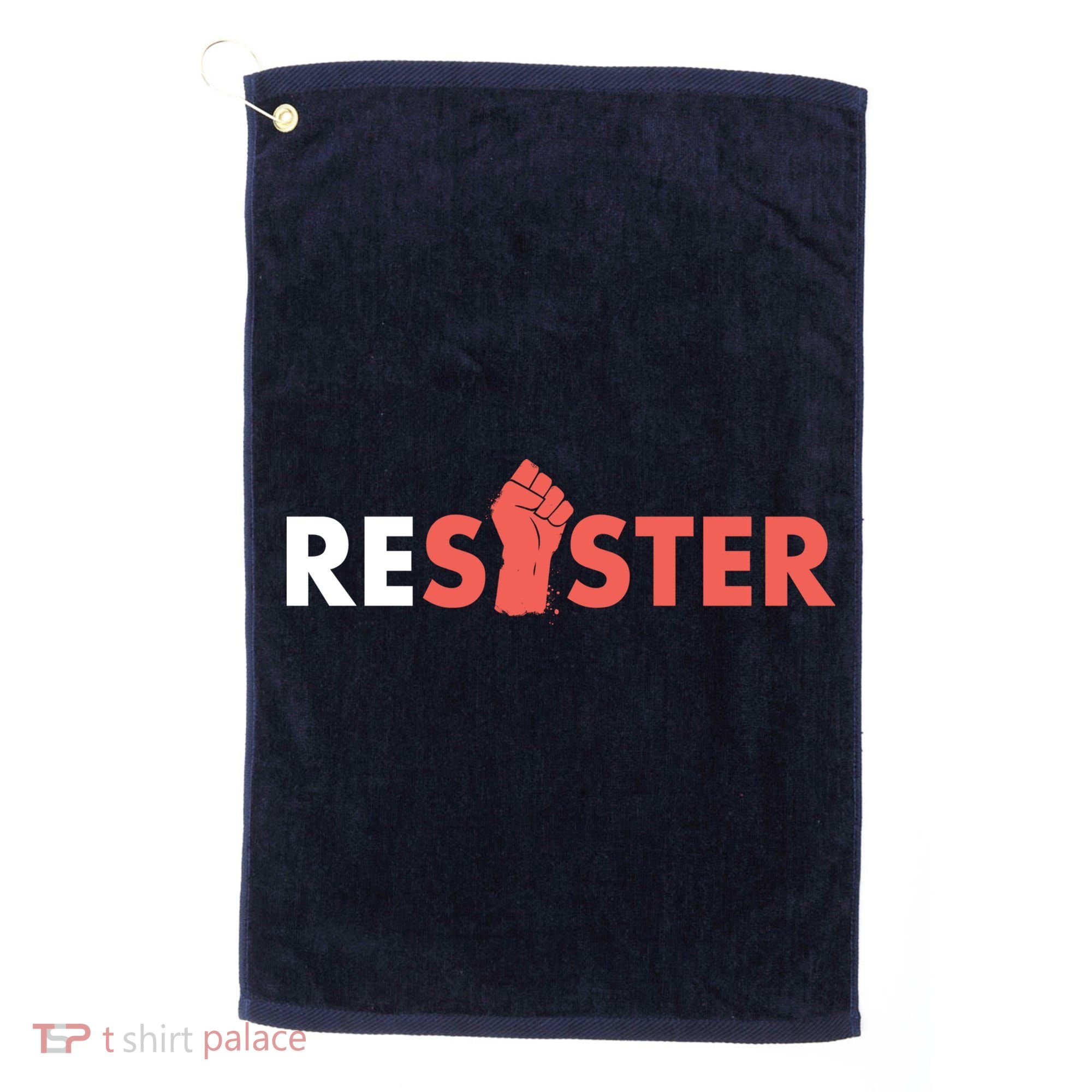 Resister Resist Fist Golf Towel