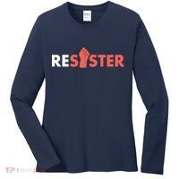 Resister Resist Fist Women's Long Sleeve Shirt thumb 0