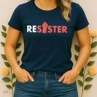 Resister Resist Fist Women's T-Shirt thumb 2