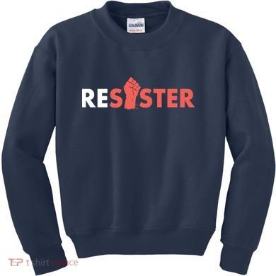 Resister Resist Fist Kids Sweatshirt