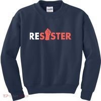 Resister Resist Fist Kids Sweatshirt thumb 0