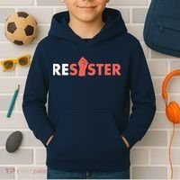 Resister Resist Fist Kids Hoodie thumb 2