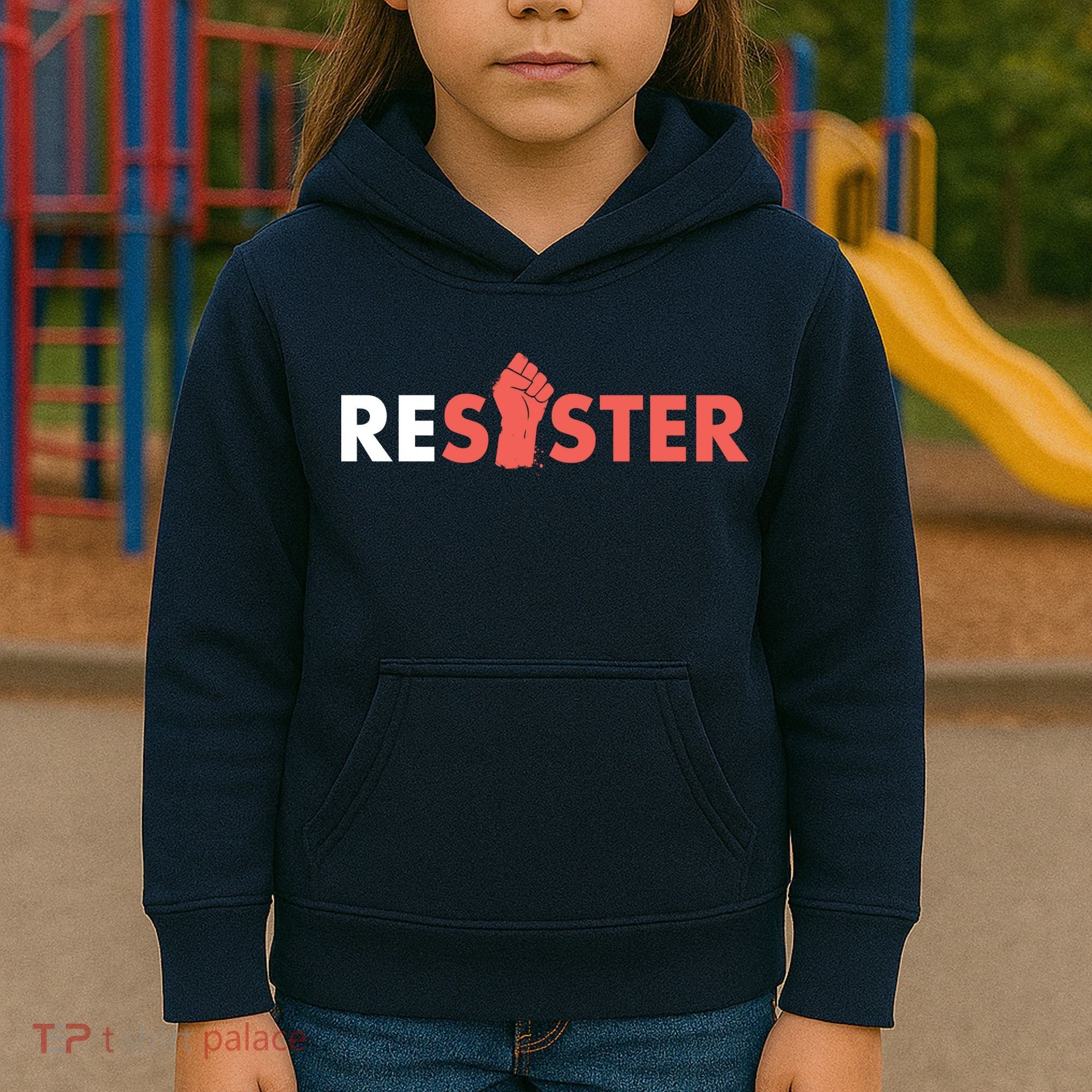 Resister Resist Fist Kids Hoodie