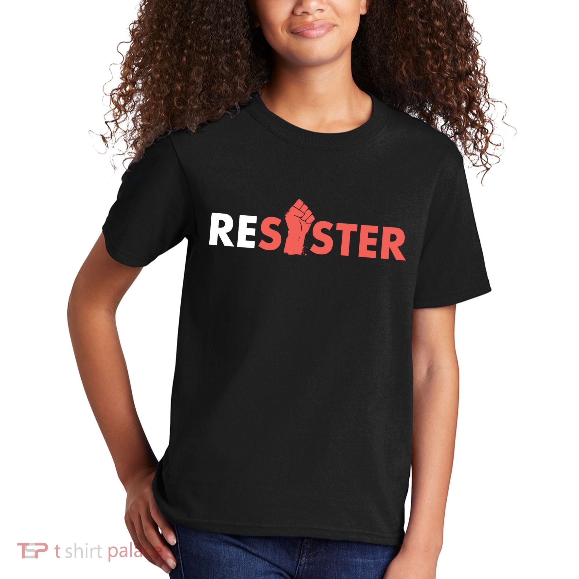 Resister Resist Fist Kids T-Shirt