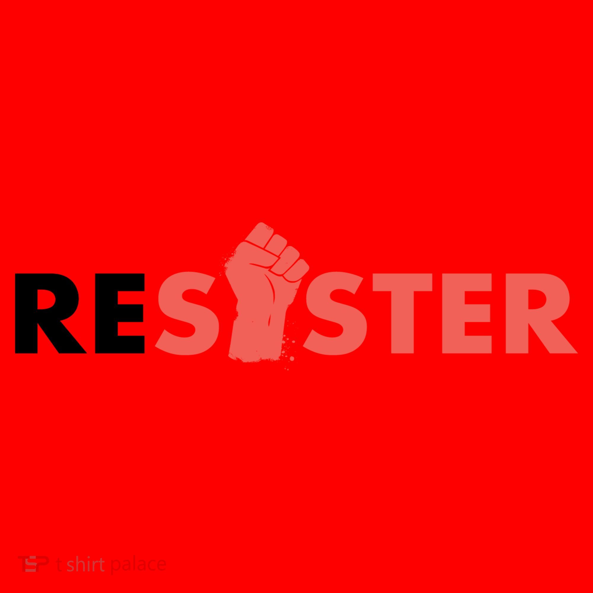 Resister Resist Fist Santa Hat