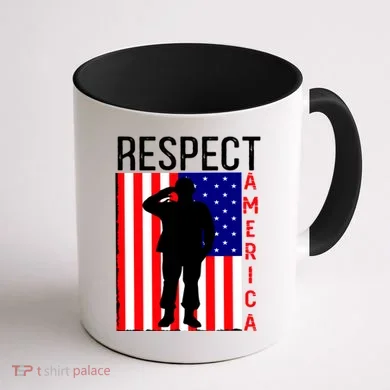Respect America Coffee Mug back