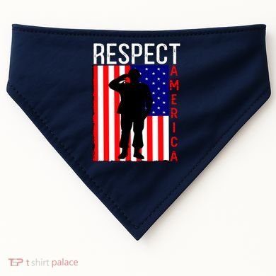 Respect America USA-Made Doggie Bandana