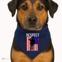 Respect America USA-Made Doggie Bandana thumb 1
