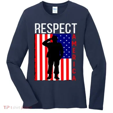 Respect America Women's Long Sleeve Shirt