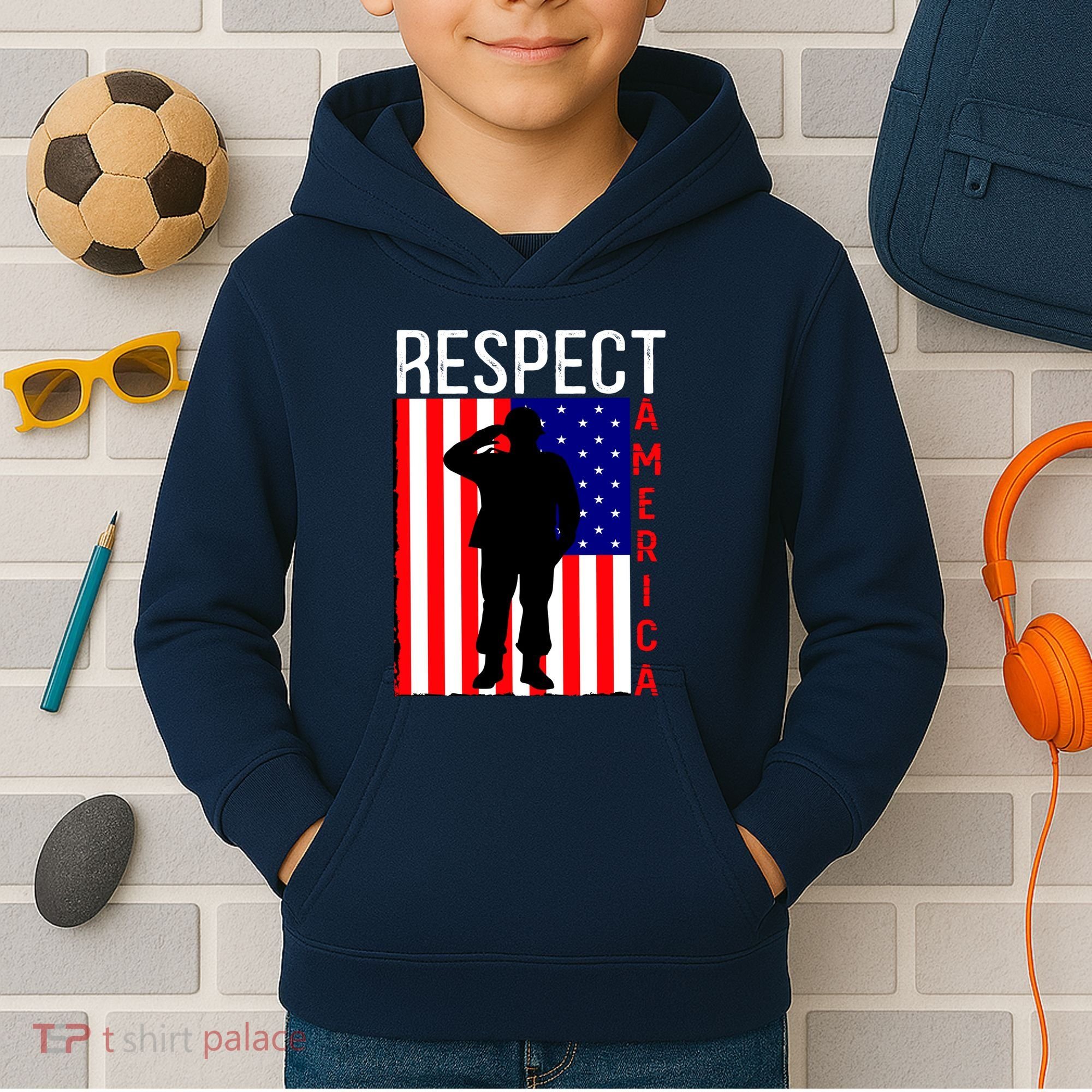 Respect America Kids Hoodie