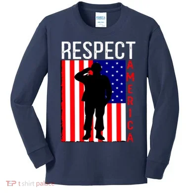 Respect America Kids Long Sleeve Shirt