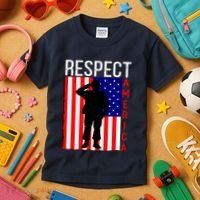 Respect America Kids T-Shirt thumb 3