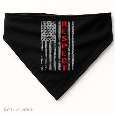 Respect Flag Of America USA-Made Doggie Bandana
