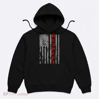 Respect Flag Of America Hoodie thumb 0