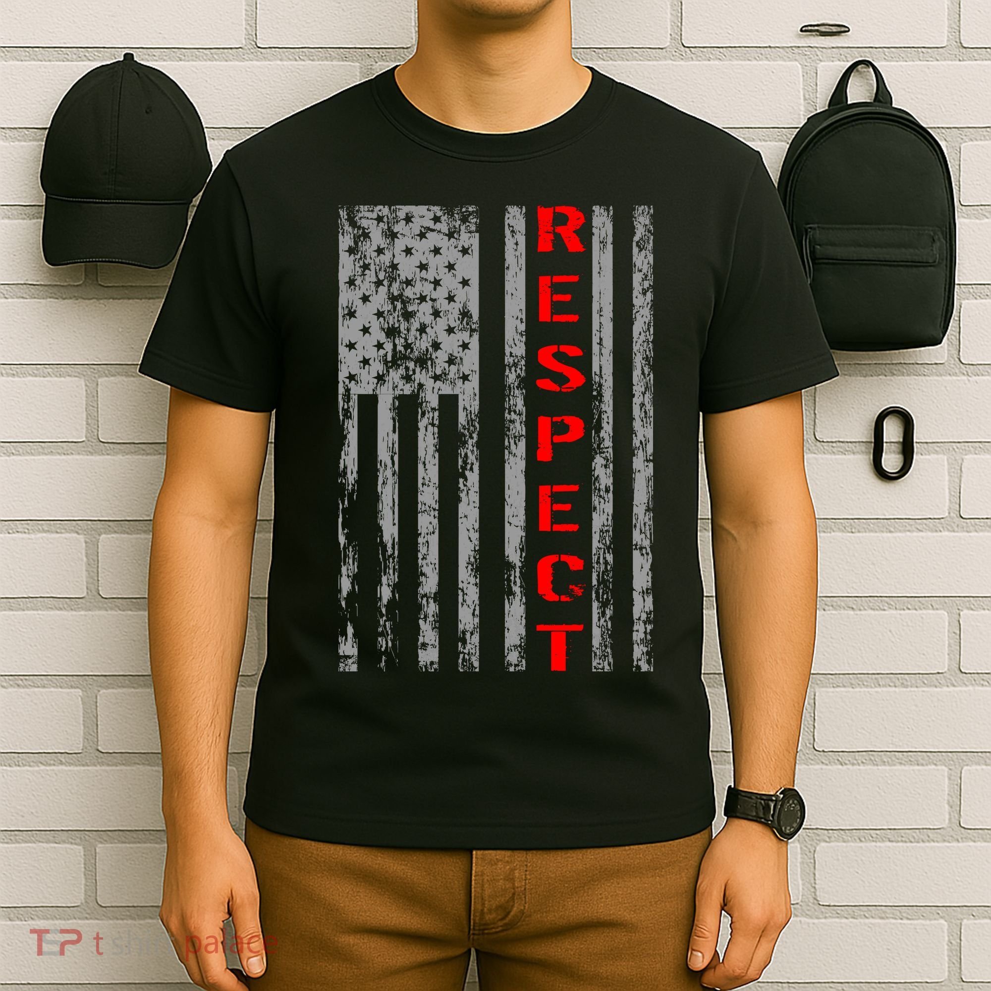 Respect Flag Of America T-Shirt