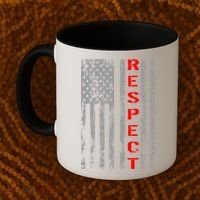 Respect Flag Of America Coffee Mug thumb 2