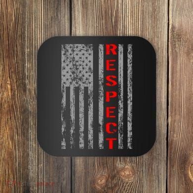 Respect Flag Of America Coaster