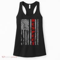 Respect Flag Of America Women's Tank Top thumb 0