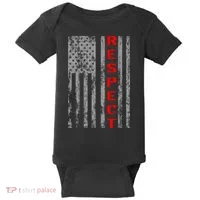Respect Flag Of America Baby Bodysuit thumb 0