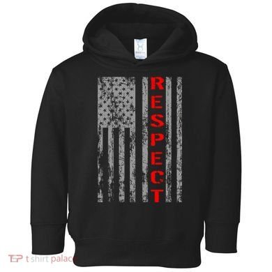 Respect Flag Of America Toddler Hoodie