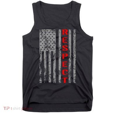 Respect Flag Of America Tank Top