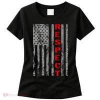 Respect Flag Of America Women's T-Shirt thumb 0