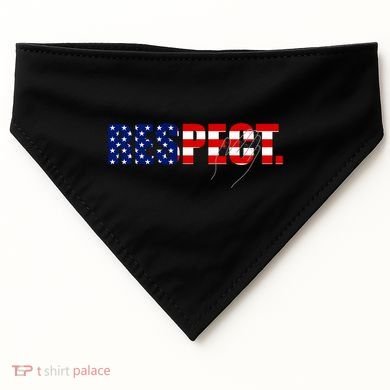 Respect National Anthem USA-Made Doggie Bandana