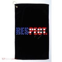 Respect National Anthem Golf Towel thumb 0