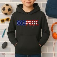 Respect National Anthem Kids Hoodie thumb 2