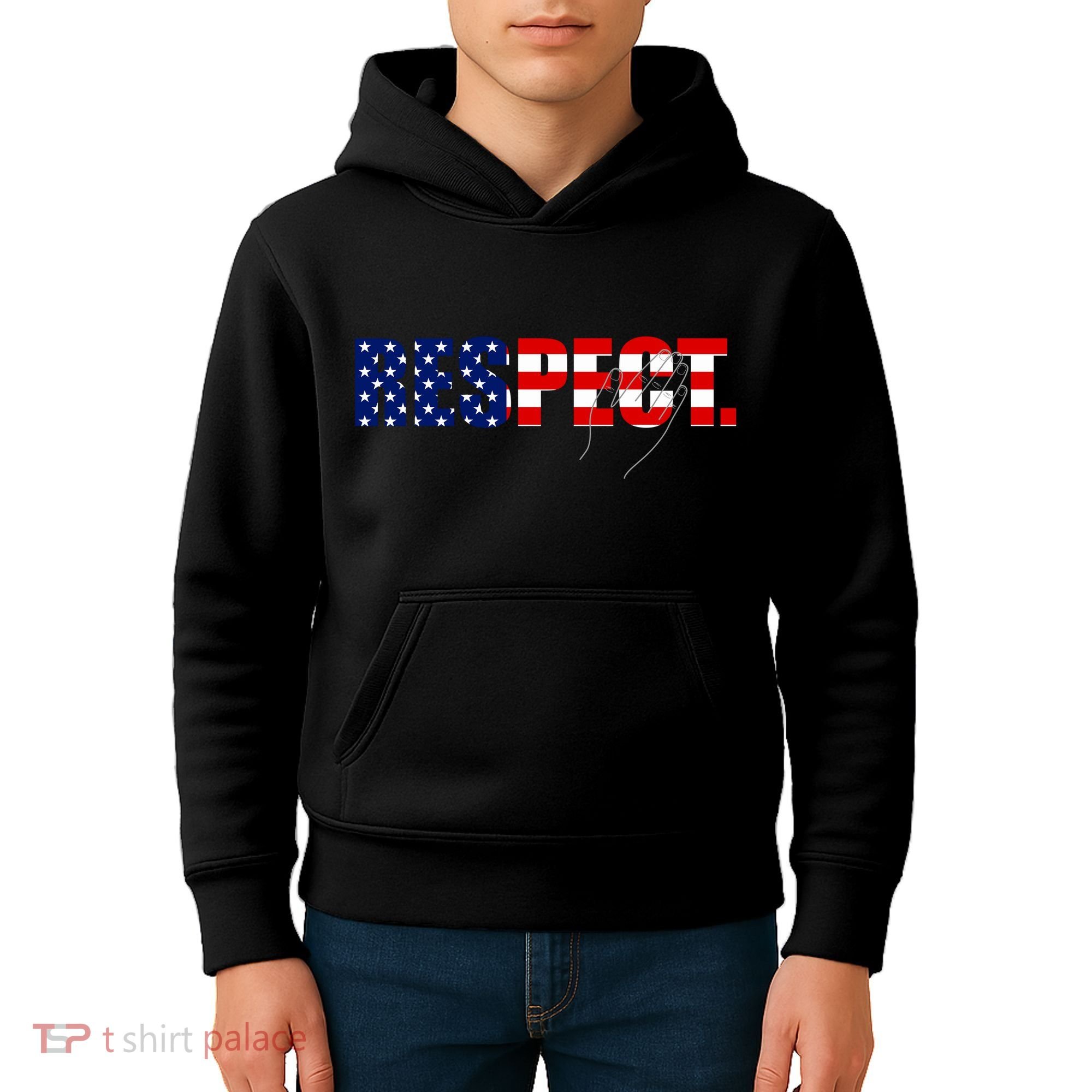 Respect National Anthem Kids Hoodie