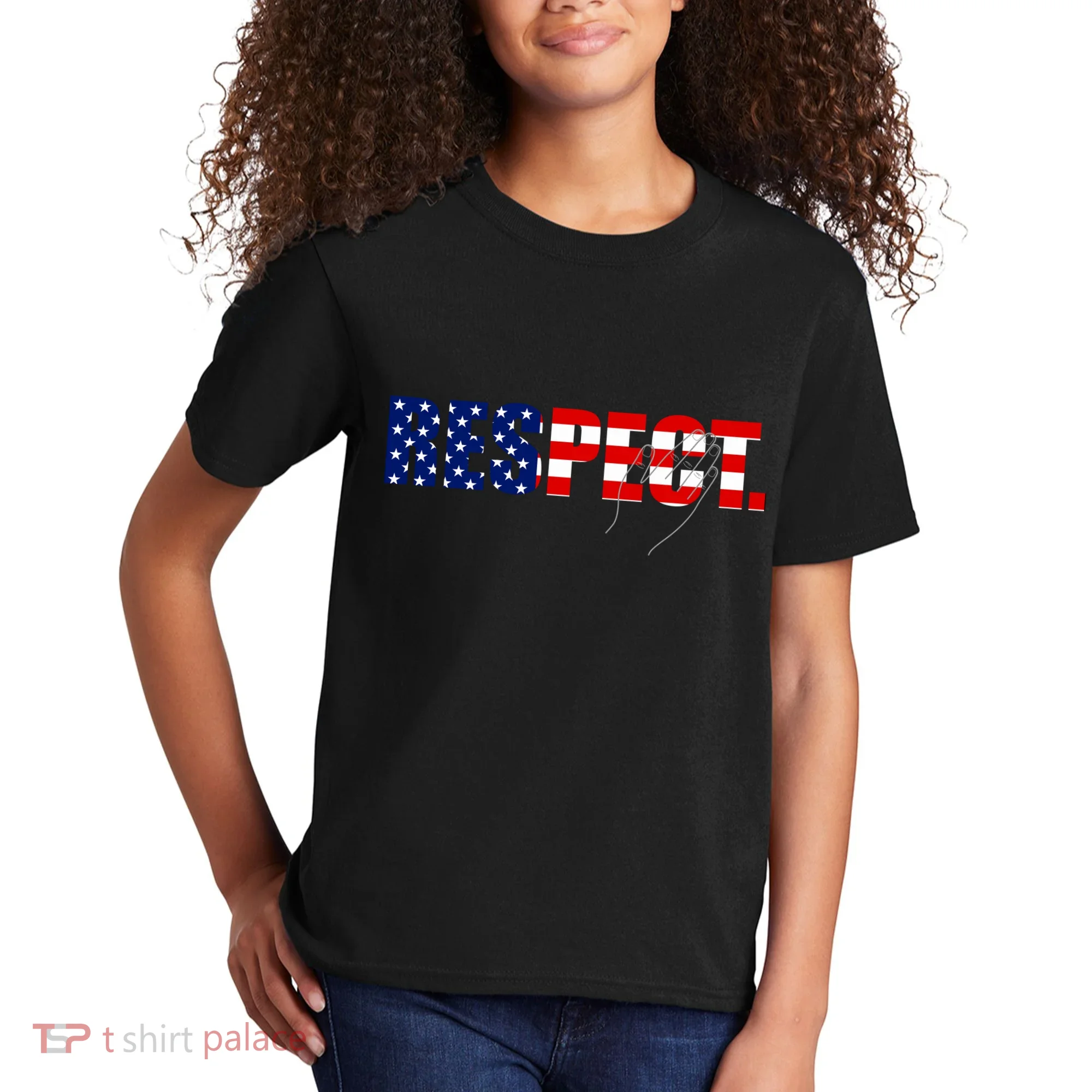 Respect National Anthem Kids T-Shirt