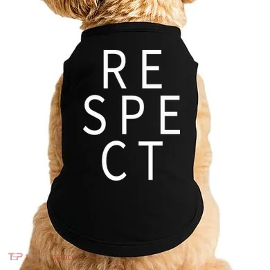 Respect Simple Logo Doggie Tank