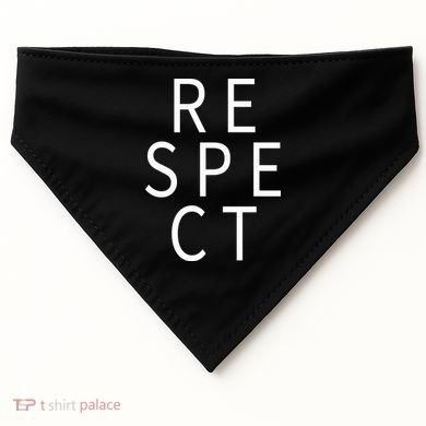 Respect Simple Logo USA-Made Doggie Bandana