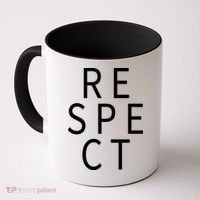 Respect Simple Logo Coffee Mug thumb 0