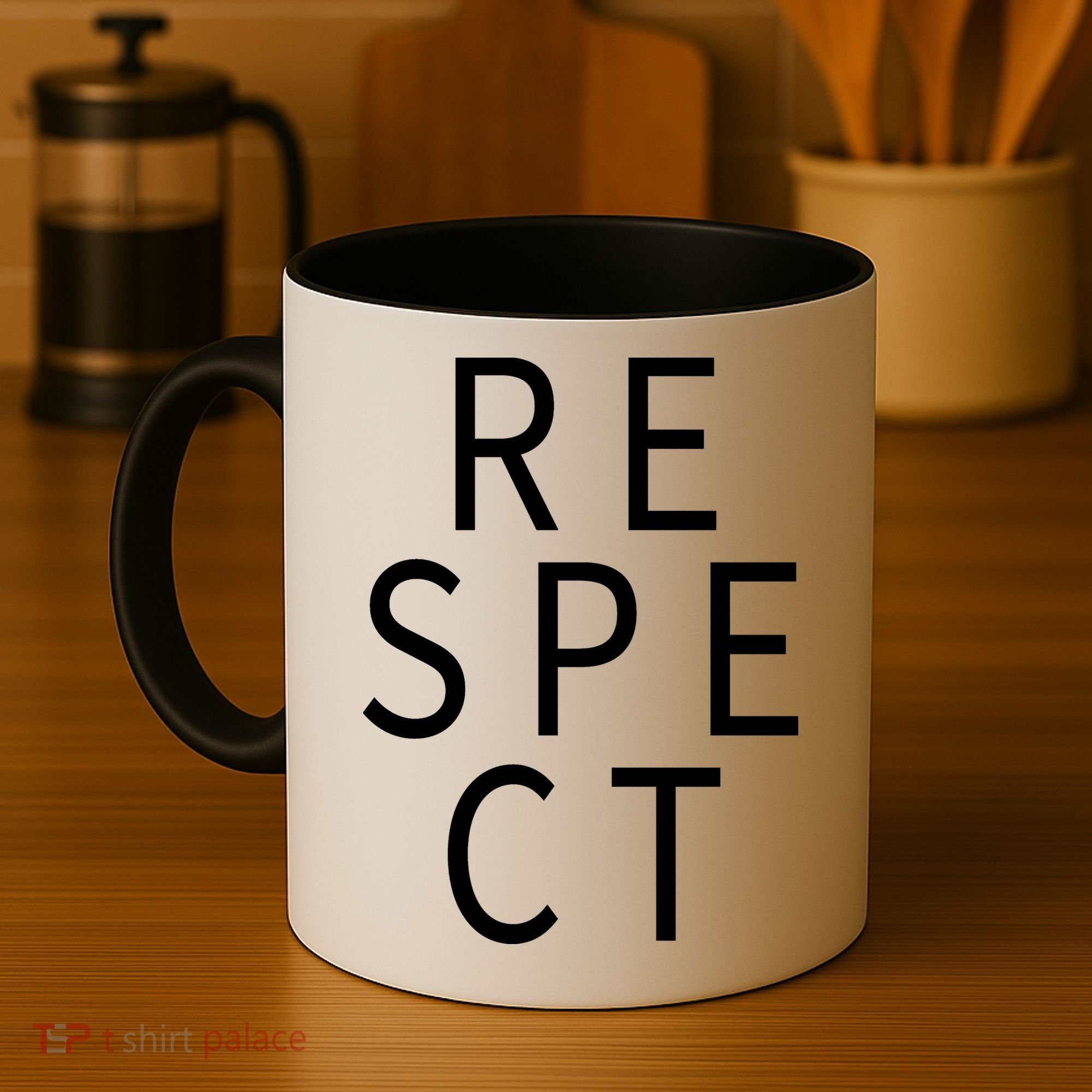 Respect Simple Logo Coffee Mug
