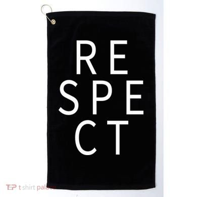 Respect Simple Logo Golf Towel