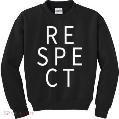 Respect Simple Logo Kids Sweatshirt