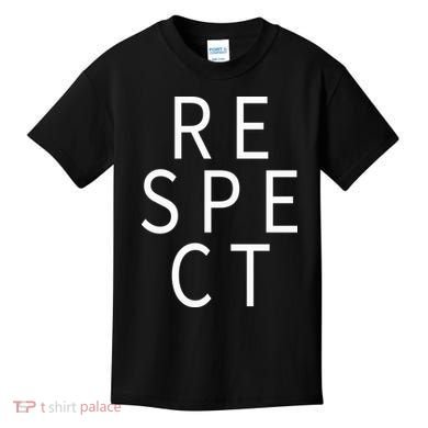 Respect Simple Logo Kids T-Shirt