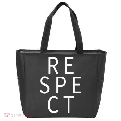 Respect Simple Logo Tote Bag