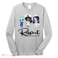 Respect Support Healthcare Workers Long Sleeve Shirt thumb 0