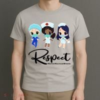 Respect Support Healthcare Workers T-Shirt thumb 3