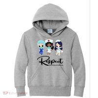 Respect Support Healthcare Workers Kids Hoodie thumb 0
