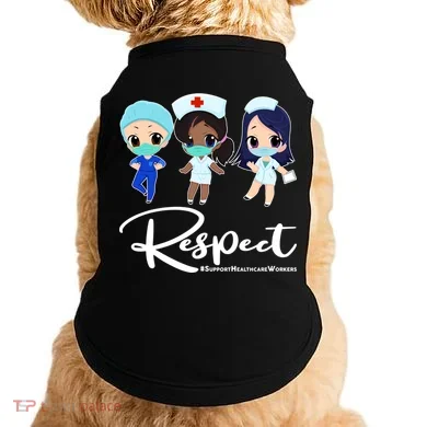 Respect Support Healthcare Workers Doggie Tank