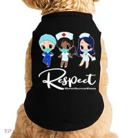Respect Support Healthcare Workers Doggie Tank thumb 0