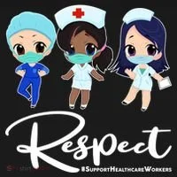Respect Support Healthcare Workers Doggie Tank thumb 4