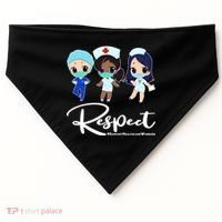 Respect Support Healthcare Workers USA-Made Doggie Bandana thumb 0