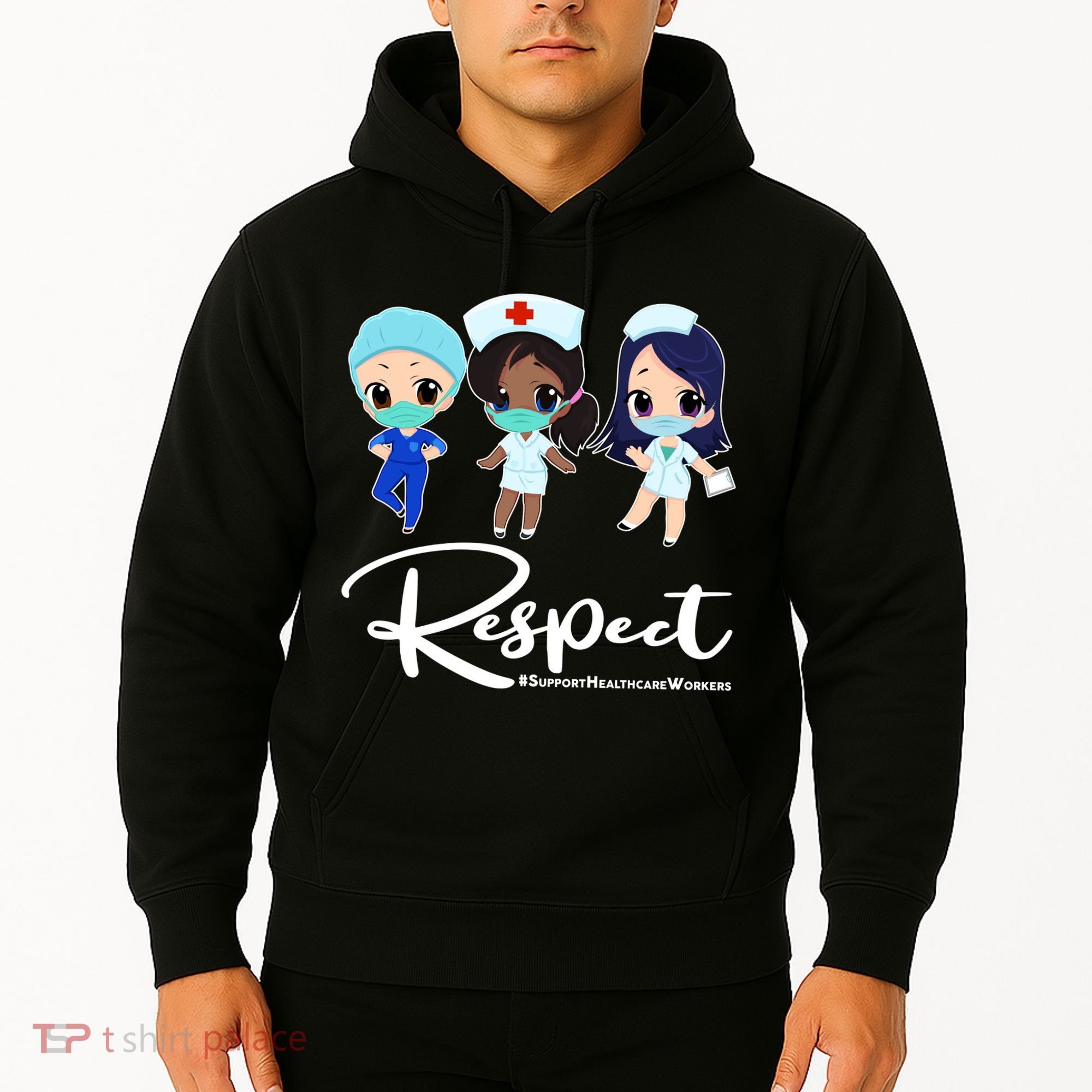 Respect Support Healthcare Workers Hoodie