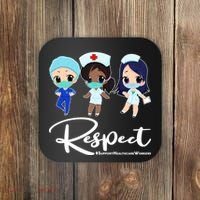 Respect Support Healthcare Workers Coaster thumb 0