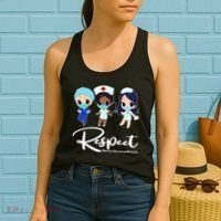 Respect Support Healthcare Workers Women's Tank Top thumb 2
